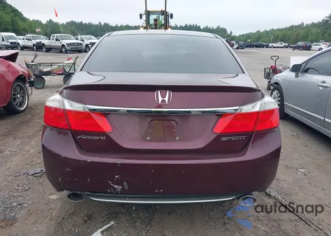 2013 Honda Accord Sport from USA, damaged, VIN 1HGCR2F54DA007746